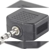SpeaKa Professional Klinke Audio Y-Adapter 1x Klinkenstecker 3,5mm - 2x Klinkenbuchse 3,5mm 0,04m (SP-7870244)