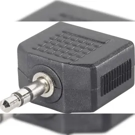 SpeaKa Professional Klinke Audio Y-Adapter 1x Klinkenstecker 3,5mm - 2x Klinkenbuchse 3,5mm 0,04m (SP-7870244)