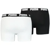 Boxershorts white/black L 2er Pack