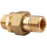 Viega Rohrverschraubung 3334 flachdichtend R 1/2", Rotguss