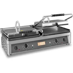 Locher Elektro-Doppelkontaktgrill EKG82OR, oben gerillt - unten glatt