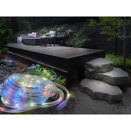 meineWunschleuchte Lichtschlauch Solar 4,9 m 2er Set transparent