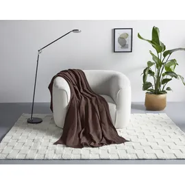 LeGer Home by Lena Gercke HEVIN Kuscheldecke 280 x 250 cm Braun