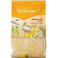 Seeberger Zucker Rohrzucker grob, braun, unraffiniert, 500g