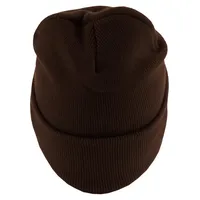 MSTRDS Mütze Unisex Flap Long Version Beanie choco braun