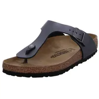 Birkenstock Zehentrenner Gizeh Metallic Black, in Silbern, 41