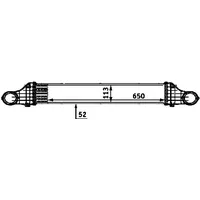 Mahle CI 68 000P Ladeluftkühler für Mercedes-Benz E-Klasse