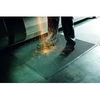 miltex Arbeitsplatzmatte 650 x 950 mm schwarz
