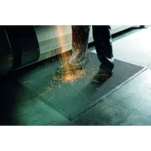 miltex Arbeitsplatzmatte 650 x 950 mm schwarz