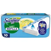 Swiffer Nachfüllpack, Feuchte Bodentücher, 10 Stück