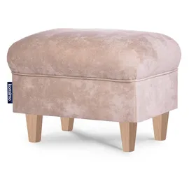 Konsimo Hocker Miles 55 x 42 x 40 cm Beige