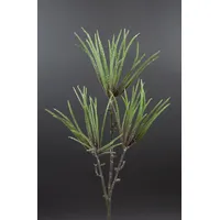 Seidenblumen Roß Tillandsienzweig 52cm geeist DP Kunstzweig künstlicher Zweig