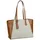 Michael Kors Taryn Shopper Kunstleder Beige/Braun