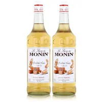 Monin Sirup Praline Nuss 1L - Cocktails, Kaffeesirup (2er Pack)