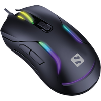 Sandberg LightFlow 6D Gamer Mouse Maus (Schwarz)