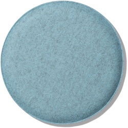 Sitzkissen gepolstert Chiemgauer Weberei blau, Designer Chiemgau factory, 2.7 cm