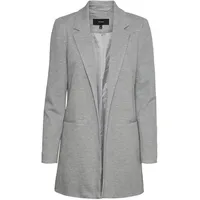 Vero Moda Damen VMVERINA LONG BLAZER Grau 10258618 34