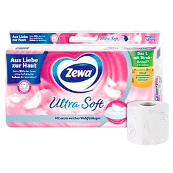 Zewa Toilettenpapier Ultra Soft 4-lagig, 8 Rollen