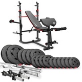 Hop-Sport Hantelbank 1065 Curlpult Lang-, Curl- & Kurzhantel Gewichte bis 173kg