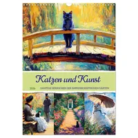 Calvendo Katzen und Kunst - Samtige Herrscher der impressionistischen