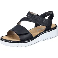 Rieker Keilsandalette Damen Schwarz 39