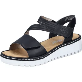 Rieker Keilsandalette Damen Schwarz 39