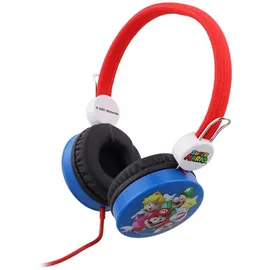 OTL Super Mario Friends Rot/Blau Kinder-Kopfhörer