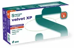Sempermed® velvet XP Nitrilhandschuhe, puderfrei, violettblau 3000015992 , 1 Packung = 200 Stück, Größe S (6-7)