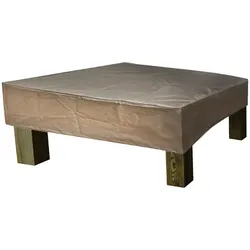 Elementi Wetterschutzhaube für Gasfeuerstelle "Colima",braun,105 x 105 x 43 cm (L x B x H)