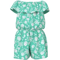 NAME IT Mädchen Nkfvinaya Ss Playsuit Fffff Noos, Bermuda, 128 cm