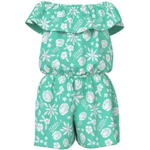 NAME IT Mädchen Nkfvinaya Ss Playsuit Fffff Noos, Bermuda, 128 cm