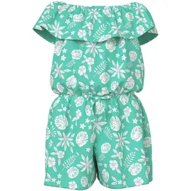 NAME IT Mädchen Nkfvinaya Ss Playsuit Fffff Noos, Bermuda, 128 cm