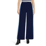 Cartoon Stoffhose Gerade Dunkelblau 42