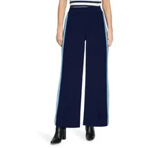 Cartoon Stoffhose Gerade Dunkelblau 42