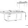 Beliani Gartentisch dunkelgrau Aluminium 168/248x100 cm