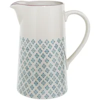 Bloomingville Krug Patrizia Blau, Steingut, D13,5xH22,5 cm, Inhalt 2000