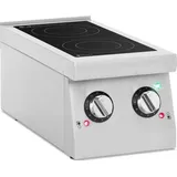 Royal Catering Induktionsplatte - 3000 W - 2 x 26 cm - 240 °C -