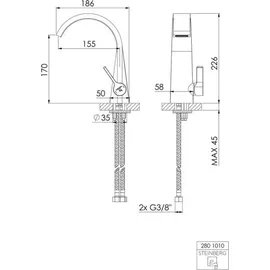 Steinberg Serie 280 Einhandmischer 280 1010