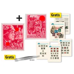 Die 100 letzten Briefmarken des "Dritten Reichs"