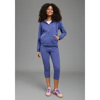 Ocean Sportswear Freizeitanzug OCEAN SPORTSWEAR, Damen, Gr. 42, blau (nachtblau), angeraute Sweatware, Obermaterial: 60% Baumwolle, 40% Polyester.