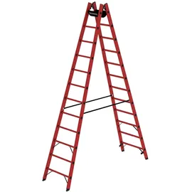 Proregal Sprossen-Stehleiter GFK 2 x 12 Sprossen