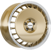 Ronal Ronal, R50 Aero 8x18 ET35 5x100 68, racing-gold-hornkopiert