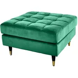 Riess-Ambiente Hocker COZY VELVET 80 x 0 x 0 cm Smaragdgrün