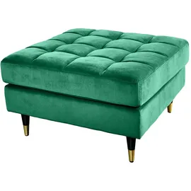 Riess-Ambiente Hocker COZY VELVET 80 x 0 x 0 cm Smaragdgrün