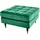 Riess-Ambiente Hocker COZY VELVET 80 x 0 x 0 cm Smaragdgrün