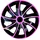 NRM Radzierblende Quad schwarz/pink 14 Zoll 4er Set