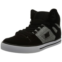 DC Shoes Herren Pure High-top - Leather High-top Shoes Sneaker, Schwarz, 39 EU