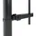 vidaXL Zaun-Set 1200 x 900 cm Schwarz/Stahl