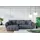 ax living L Form Ecksofa, grau Verciani Schlaffunktion Bettkasten 266cm - Grau