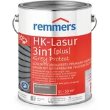 Remmers HK-Lasur 3in1 Grey Protect [plus] graphitgrau, matt, 5 Liter, Holzlasur, Premium Holzlasur außen, natürliche Grautöne, 3in1 Holzschutz